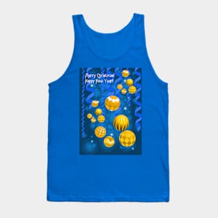 Christmas golden balls Tank Top